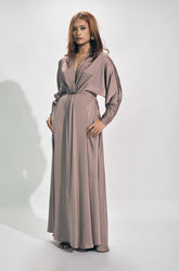 Kimono Sleeve Maxi Dress - Champaign